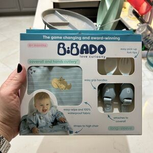 Bi Bado Coverall and Cutlery Baby Set